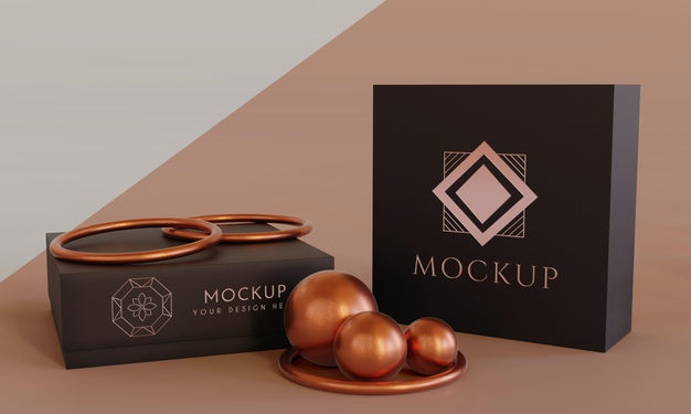 Jewelry Packaging Display Mock Up Psd