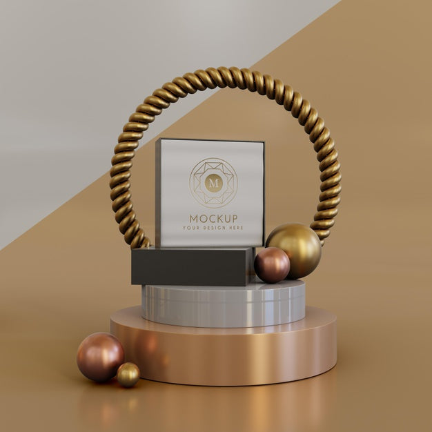 Jewelry Packaging Display Mock Up Psd