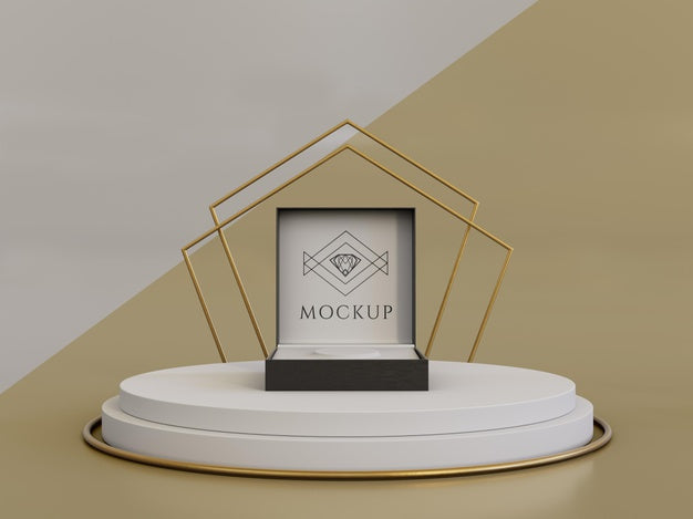 Jewelry Packaging Display Mock Up Psd