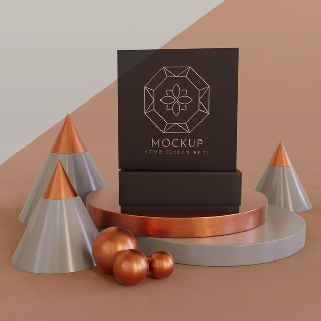 Jewelry Packaging Display Mock Up Psd