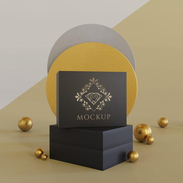 Jewelry Packaging Display Mock Up Psd