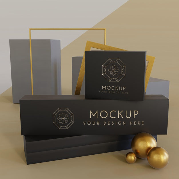 Jewelry Packaging Display Mock Up Psd
