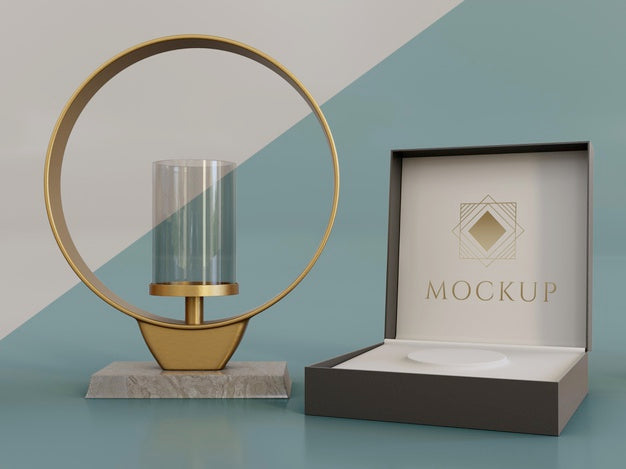 Jewelry Packaging Display Mock Up Psd
