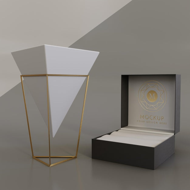 Jewelry Packaging Display Mock Up Psd