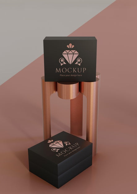 Jewelry Packaging Display Mock Up Psd