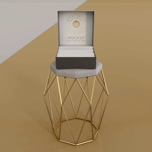 Jewelry Packaging Display Mock Up Psd