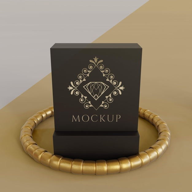 Jewelry Packaging Display Mock Up Psd