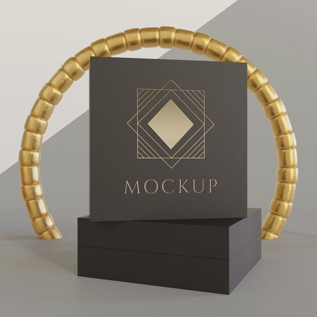 Jewelry Packaging Display Mock Up Psd