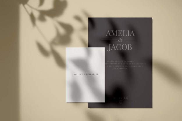 Join Us To Celebrate Invitation Card Mockup Psd