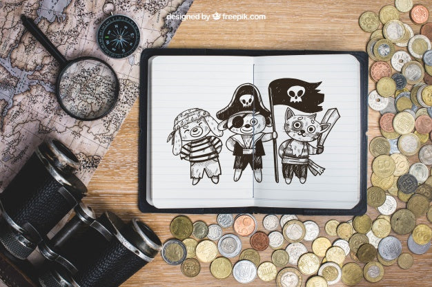 Journey Concept With Coins Psd