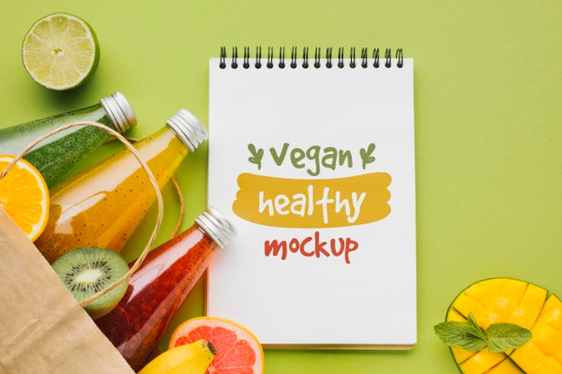 Juice And Smoothie Concept Mock-Up Psd