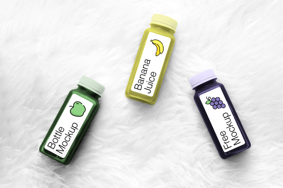 Juice Bottle Mockups