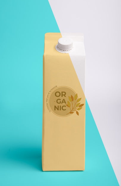 Juice Carton With Cap Psd