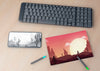 Keyboard With Sheet Draw Mock-Up Psd
