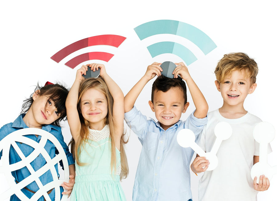 Kid Portrait Holding Paper Icon