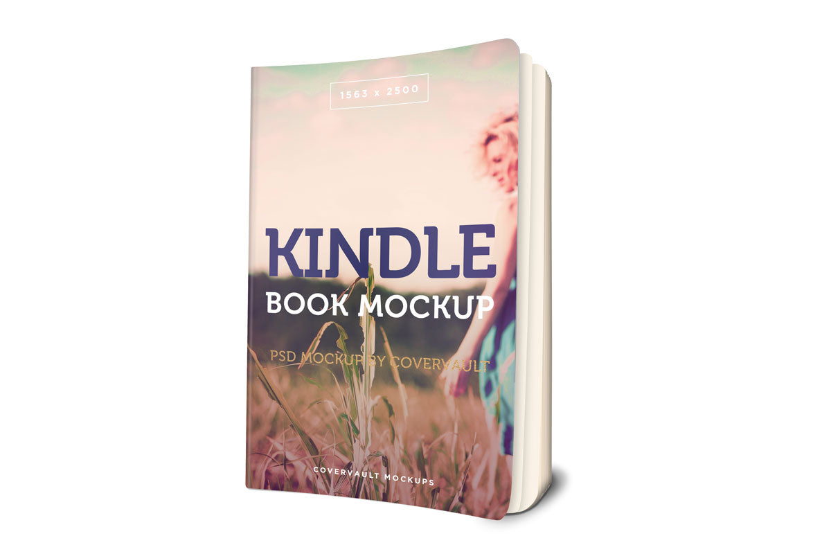Kindle Paperback Book 3D Mockup