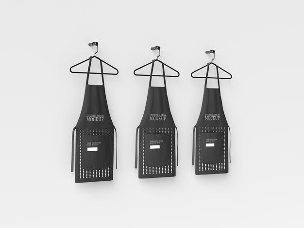 Kitchen Apron Hanging Mockup Psd