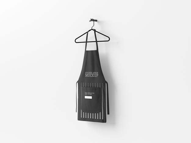 Kitchen Apron Hanging Mockup Psd