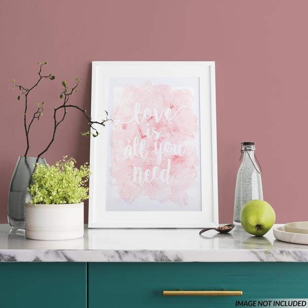 Kitchen Frame Mockup Psd