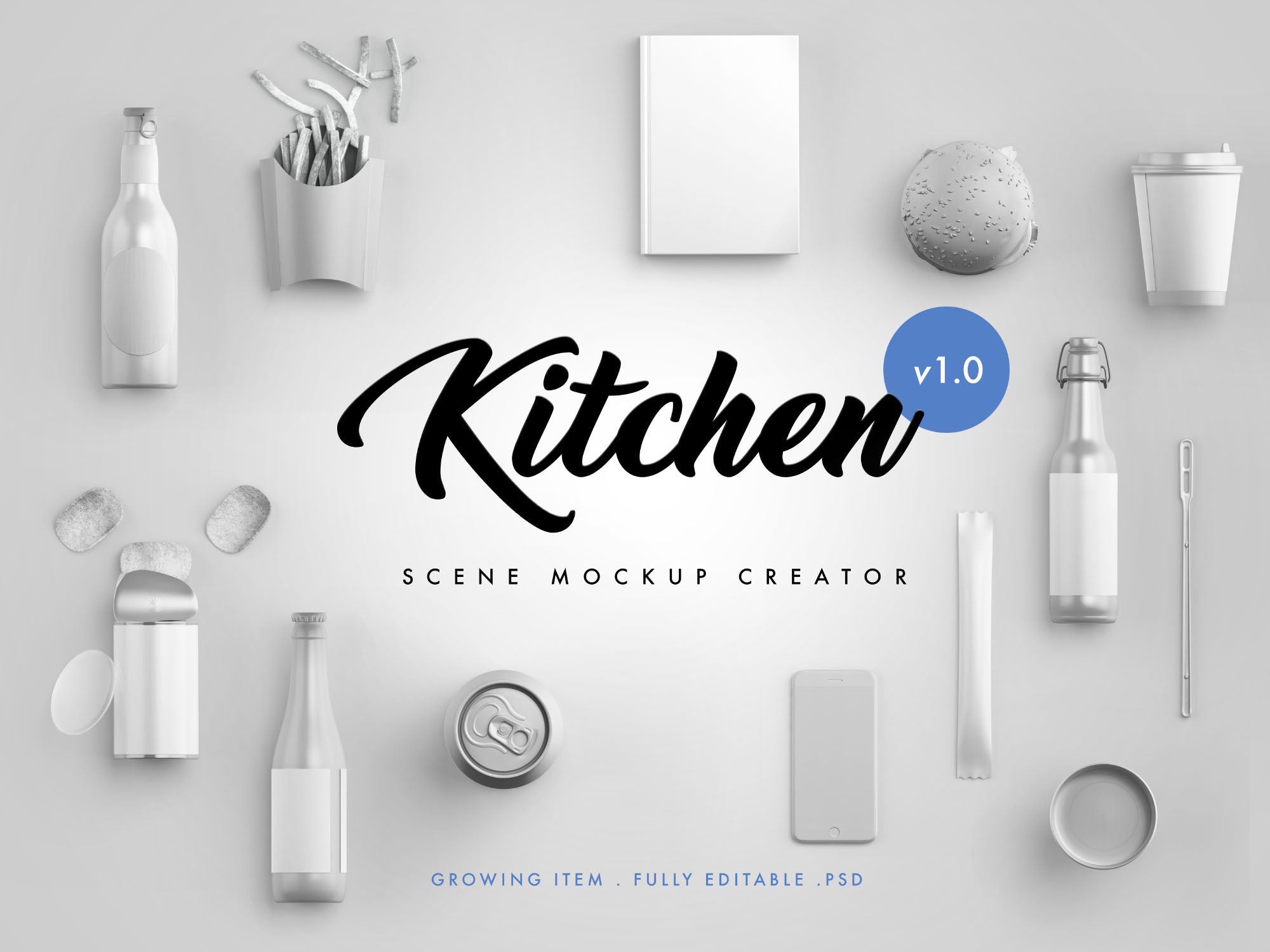 Kitchen Scene Creator Mockup