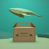 Kraft Paper Bag Underwater For Ocean Day Psd