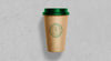 Kraft Paper Coffee Cup Mockup Psd