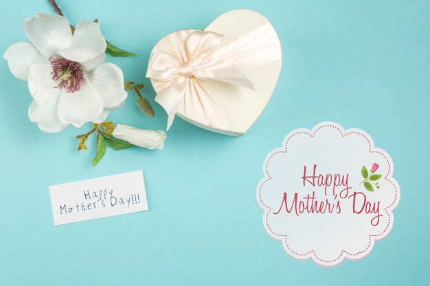 Label Mockup With Mothers Day Concept Psd
