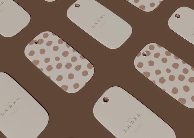 Label Price Tag Mockup Psd