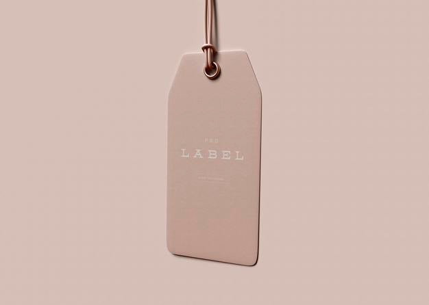 Label Tag Mockup Psd