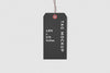 Label Tag Mockup Top View Psd