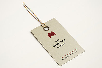 Label Tag Mockup