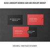 Landscape Business Card Mockup Psd