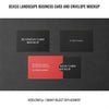 Landscape Business Card Mockup Psd