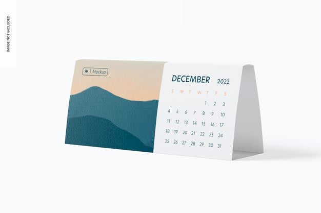Landscape Table Calendar Mockup Psd