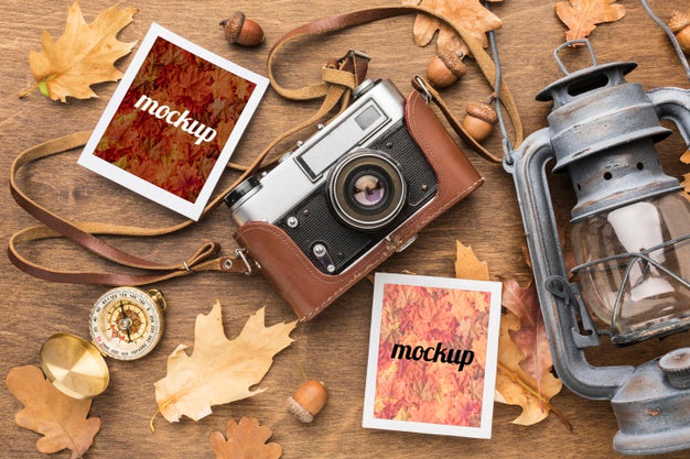 Lantern Beside Camera Psd