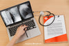 Laptop And Document Medical Mock Up Psd