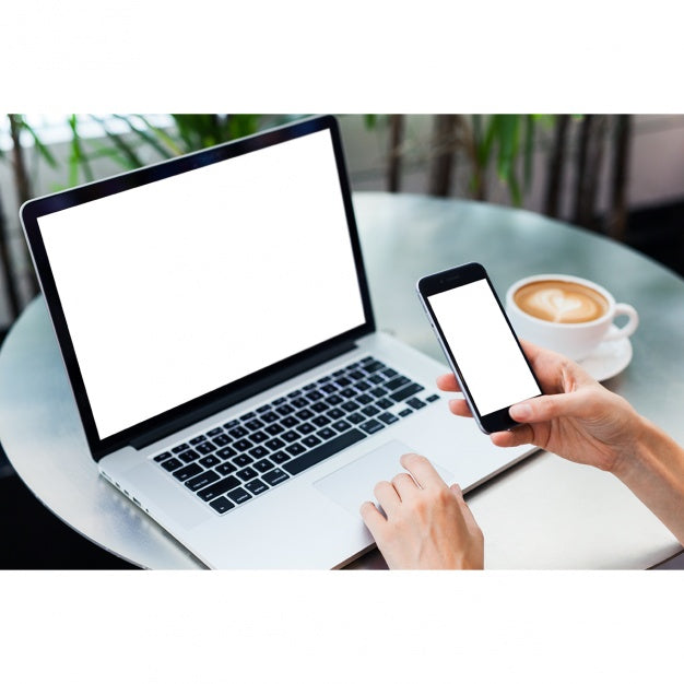 Laptop And Mobile Mock Up Design Psd