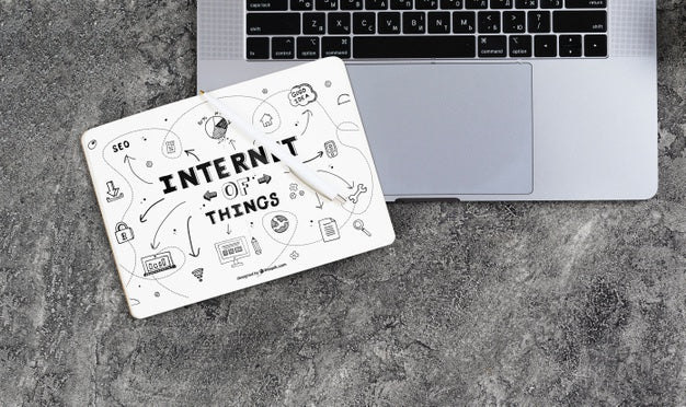 Laptop And Notebook Mock-Up Psd