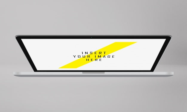 Laptop Closing Mock Up Psd