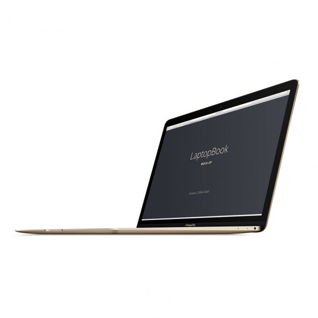 Laptop Mock Up Design Psd