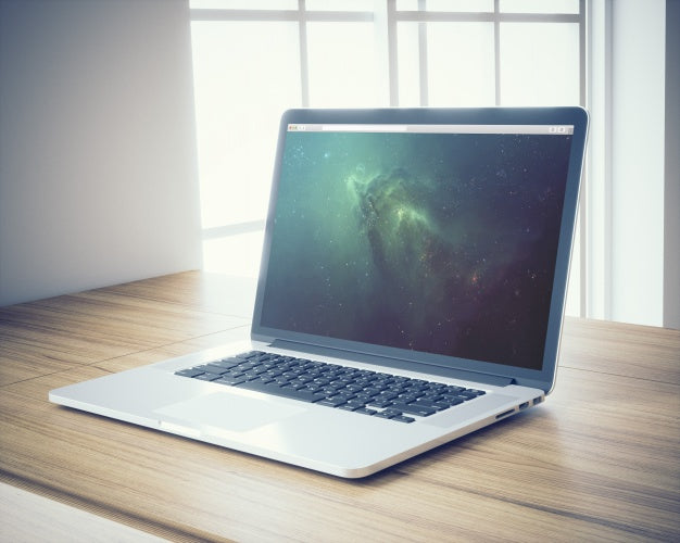 Laptop Mock Up Design Psd