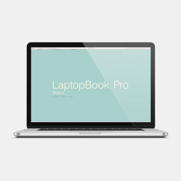 Laptop Mock Up Design Psd