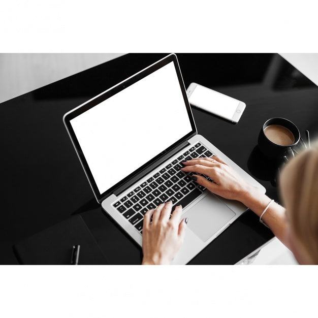 Laptop Mock Up Design Psd