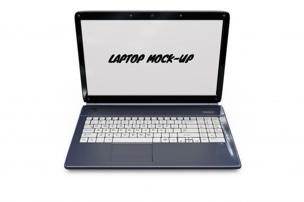 Laptop Mock-Up Isolated Psd