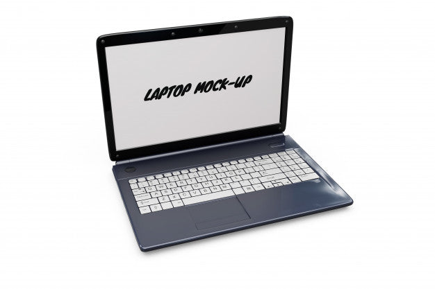 Laptop Mock-Up Isolated Psd
