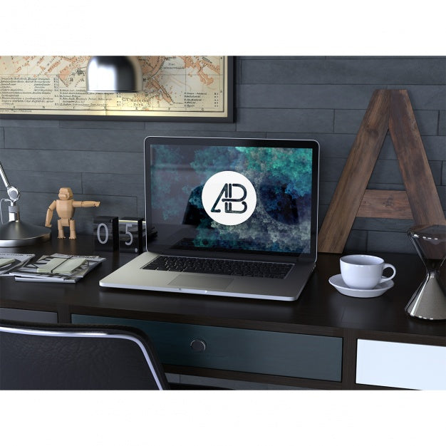 Laptop Mock Up Psd