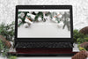 Laptop Mockup With Christmas Concept Psd