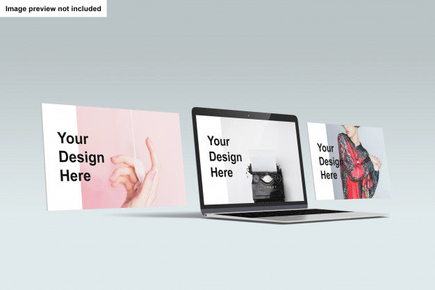 Laptop Screen Mockup Psd