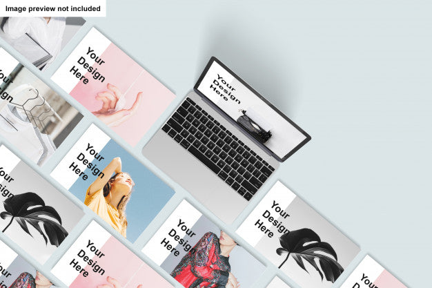 Laptop Screen Mockup Psd