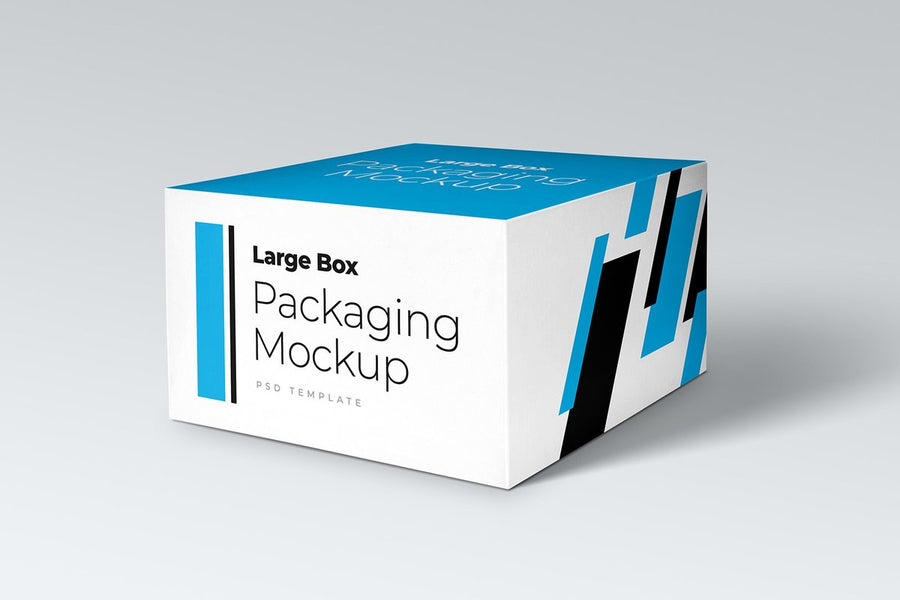 Large Box Packaging Mockup